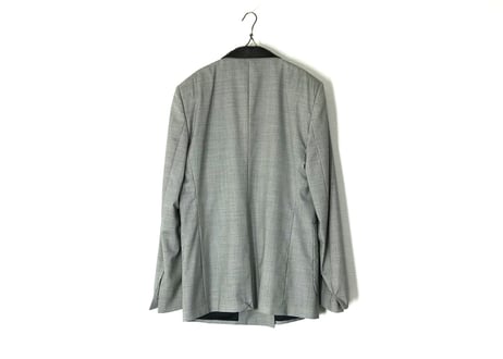 2014aw balenciaga leather lapel  tailored jacket dead stock
