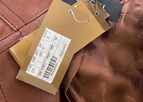 gucci leather jacket deat stock