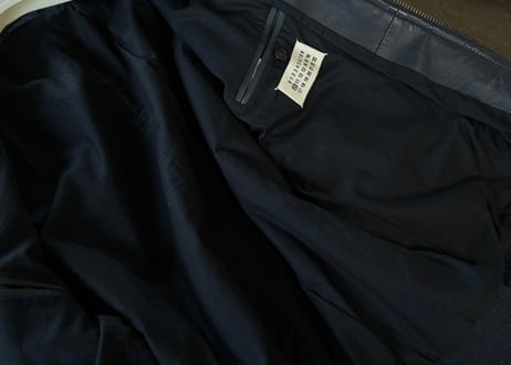 maison margiela leather jacket