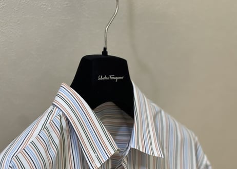 salvatore ferragamo multi stripe shirt