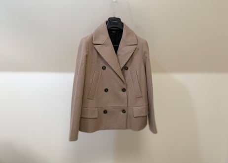 jil sander double breasted coat