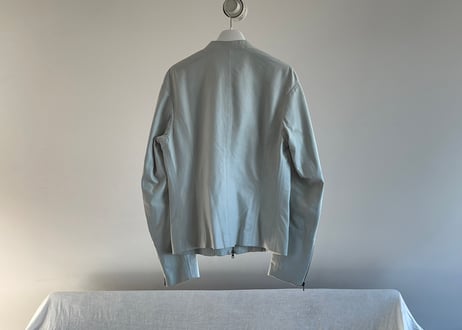 maison margiela leather jacket