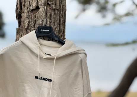 jilsander ”Meier 期” oversized logo hoodie