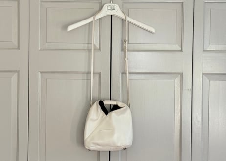 mm6 maison margiela fake leather shoulder japanese bag