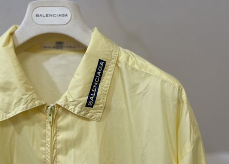 balenciaga logo nylon jacket