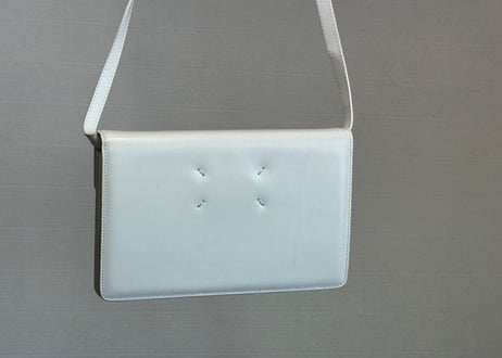 maison margiela leather shoulder bag