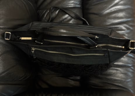 jilsander leather shoulder bag