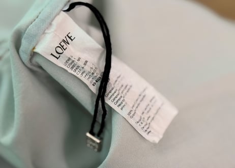 loewe "anderson期" anagram denim jacket