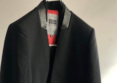 borini collarless jacket