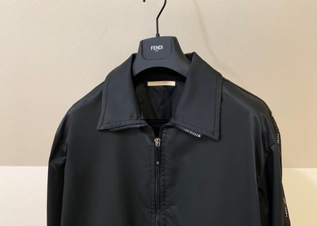 fendi nylon logo blouson black