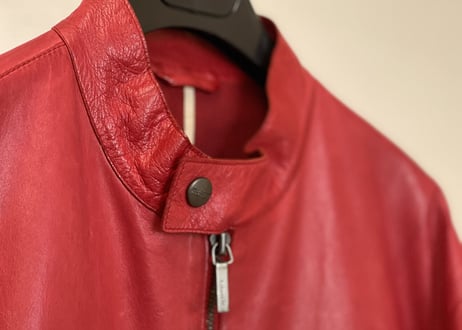 jilsander leather jacket