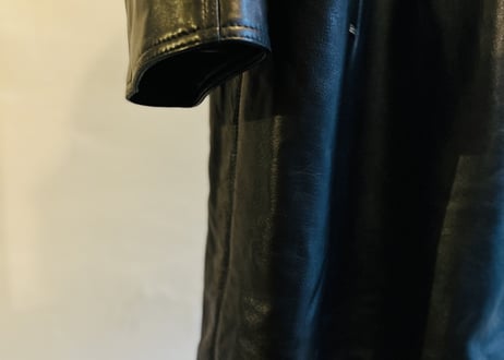 90's loewe leather coat