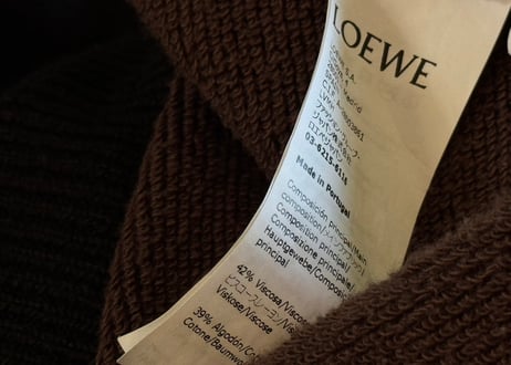 loewe anagram over size knit dead stock