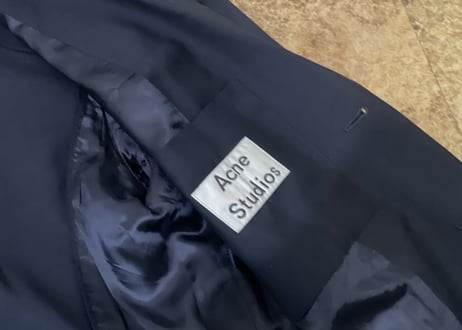 acne studios set up suit