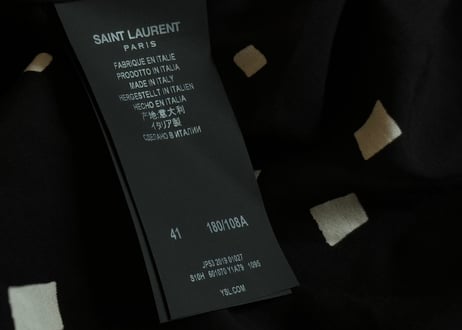 saint laurent 2019ss rayon shirt