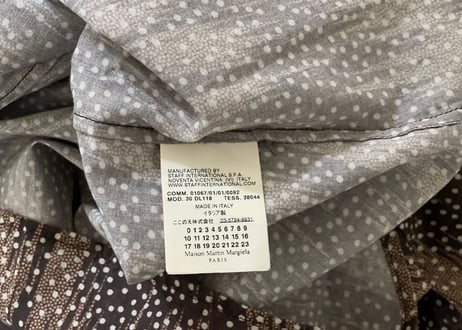 maison margiela 2009aw total pattern shirt