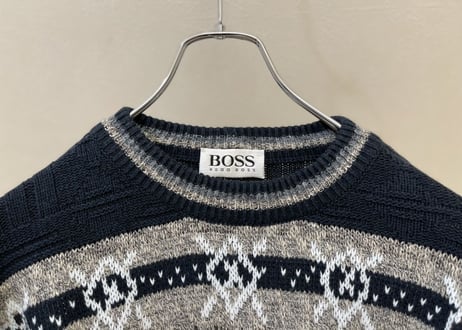 90s hugo boss knit