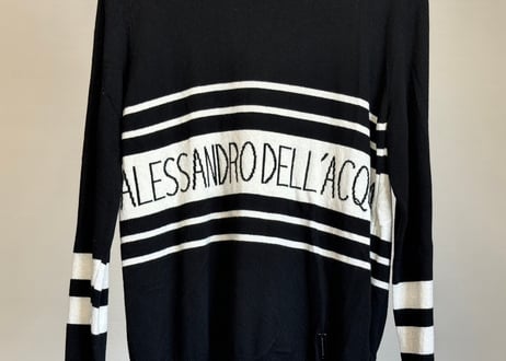alessandro dell'acqua cashmere knit