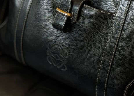 loewe leather anagram shoulder bag