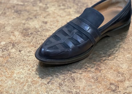 louis vuitton leather loafer