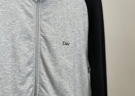 dior homme logo jersey jacket