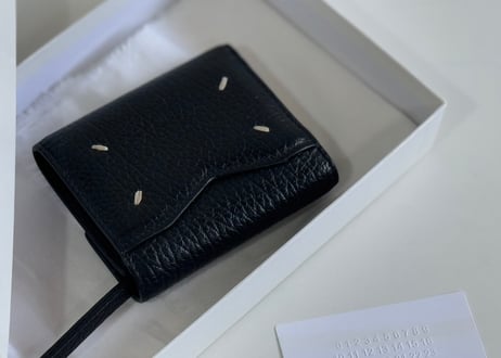 maison margiela leather wallet