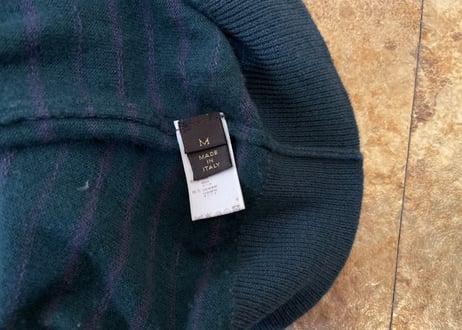 louis vuitton cashmere wool knit green