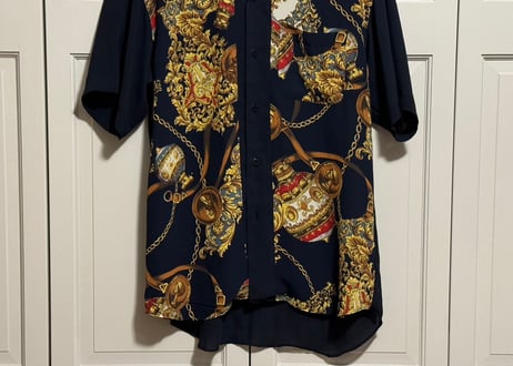 90s "総柄" shirt #B