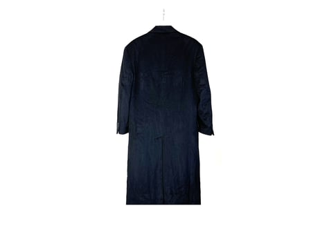 redaelli cashmere wool chesterfield coat