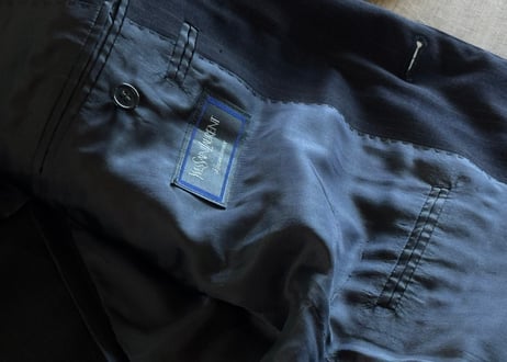 yves saint laurent set up suit "single stripe"