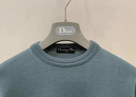 christian dior green knit