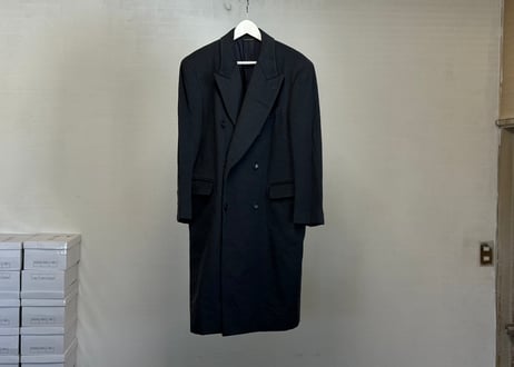 cashmere double long coat #O