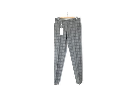 2017ss maison margiela check trousers dead stock B