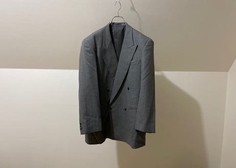 【setup special pick up】80-90s set up suit "gray check double"