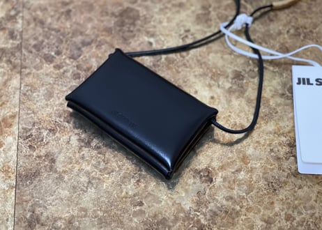 jilsander 2021ss leather wallet dead stock