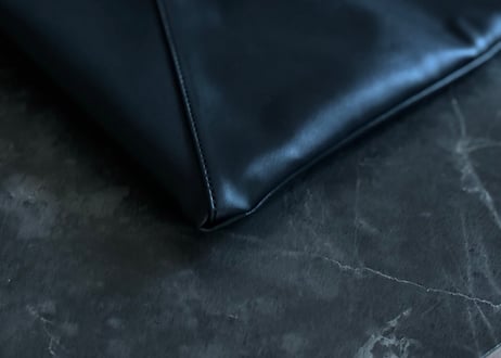mm6 maison margiela fake leather japanese bag black
