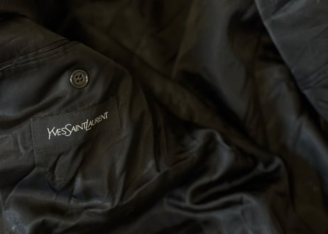 yves saint laurent stripe tailored jacket