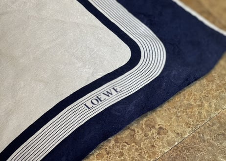 loewe " 大判" silk scarf