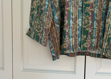 yves saint laurent "総柄" open collar shirt