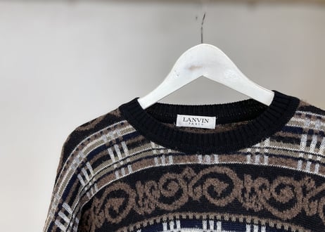 80s lanvin made in Flance knit