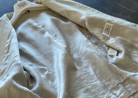 maison margiela leather jacket