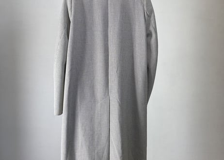 mm6 maison margiela check long coat