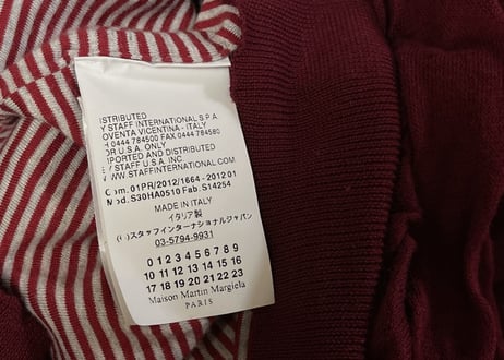 maison margiela 2012aw knit