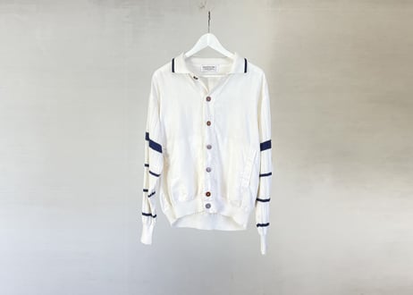 80s givenchy linen cardigan