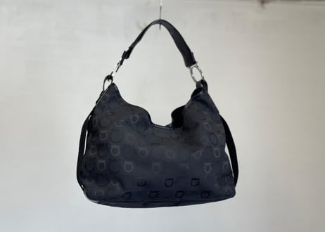 salvatore ferragamo gancini "総柄" shoulder bag