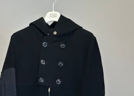 maison margiela "再構築" back zip coat