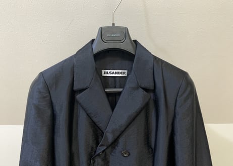 jil sander double jacket black
