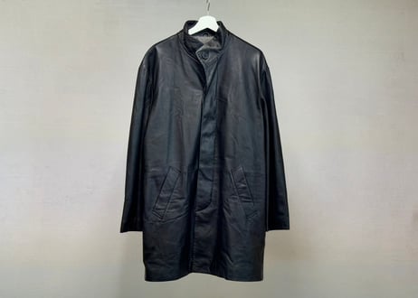 90s leather coat