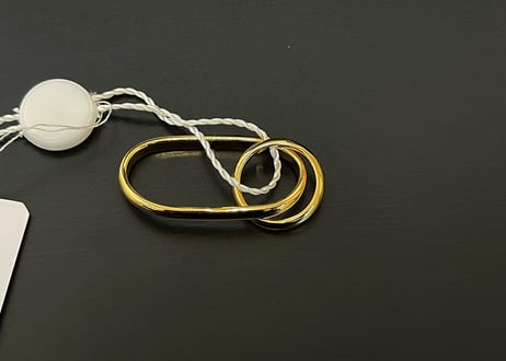 mm6 maison margiela 2019ss ring gold 12号 dead stock