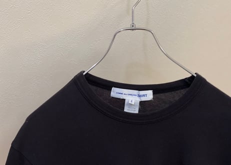 comme des garçons shirt tops black